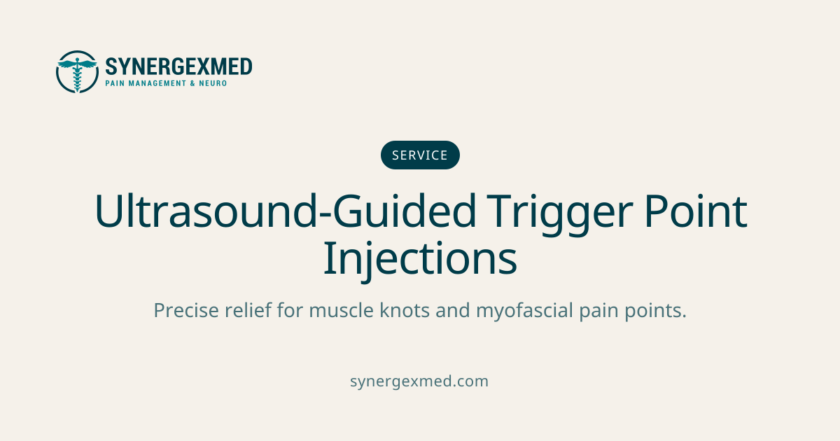 Ultrasound-Guided Trigger Point Injections | Synergex Med