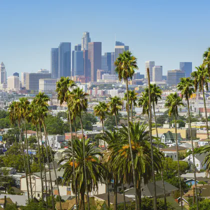 panoramic view of the city of los angeles