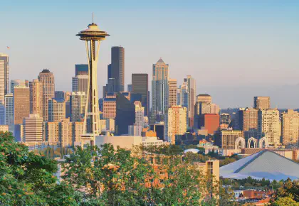 panoramic view of the city of seatle