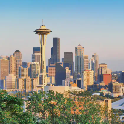 panoramic view of the city of seatle